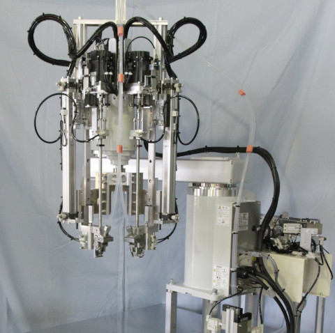 スカラロボット搭載2軸ネジ締め機